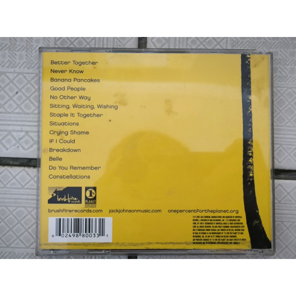 二手CD-傑克強森 仲夏夜之夢 Jack Johnson In Between Dreams CN1025287-細節圖2