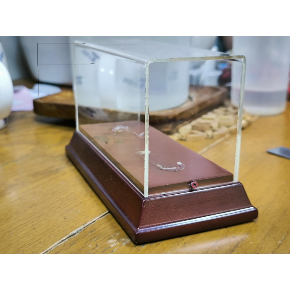 二手-壓克力 展示盒 展示櫃 包裝盒 公仔收納盒 立體擺件盒 F尺寸標示如圖-細節圖2