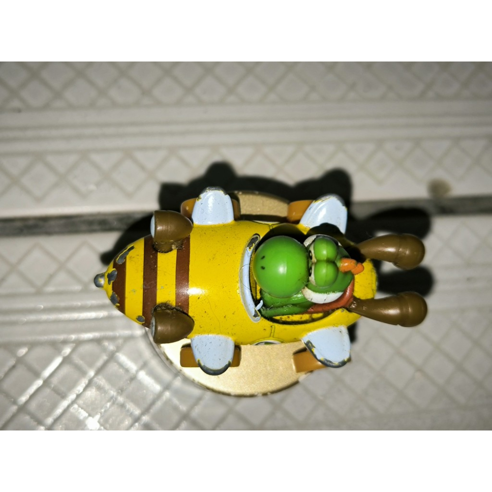 二手玩具汽車-瑪利歐 賽車 卡丁車 耀西 TOMICA Takara tomy Mario Kart 7 Yoshi-細節圖2