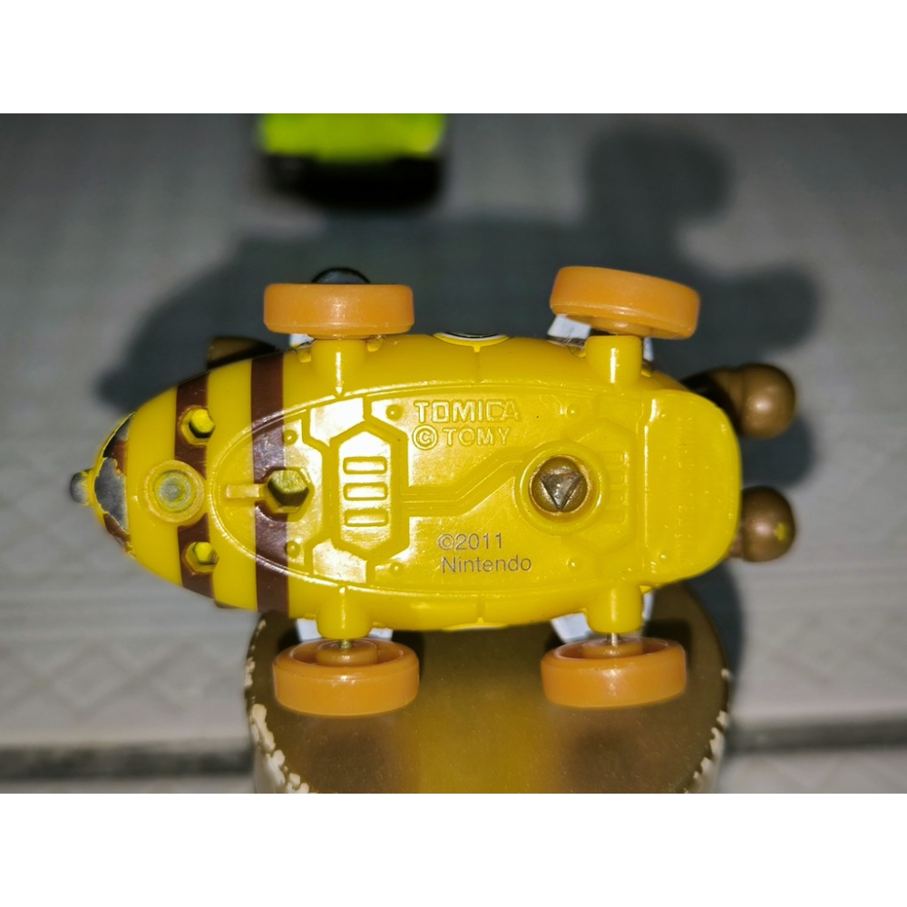 二手玩具汽車-瑪利歐 賽車 卡丁車 耀西 TOMICA Takara tomy Mario Kart 7 Yoshi-細節圖3