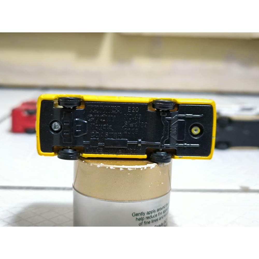 二手玩具汽車-NO.049 豐田COASTER幼兒園巴士 多美小汽車 TOMICA-細節圖4