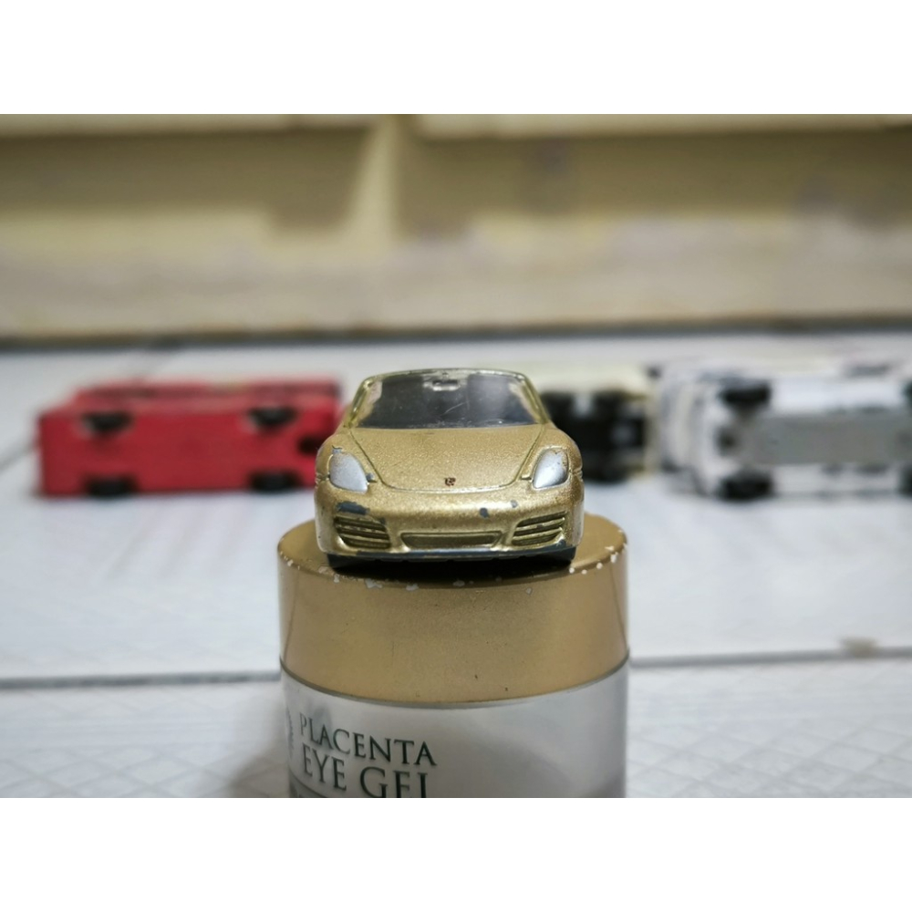 二手玩具汽車-NO.64 保時捷 PORSCHE BOXSTER 跑車 多美小汽車 TOMICA-細節圖2
