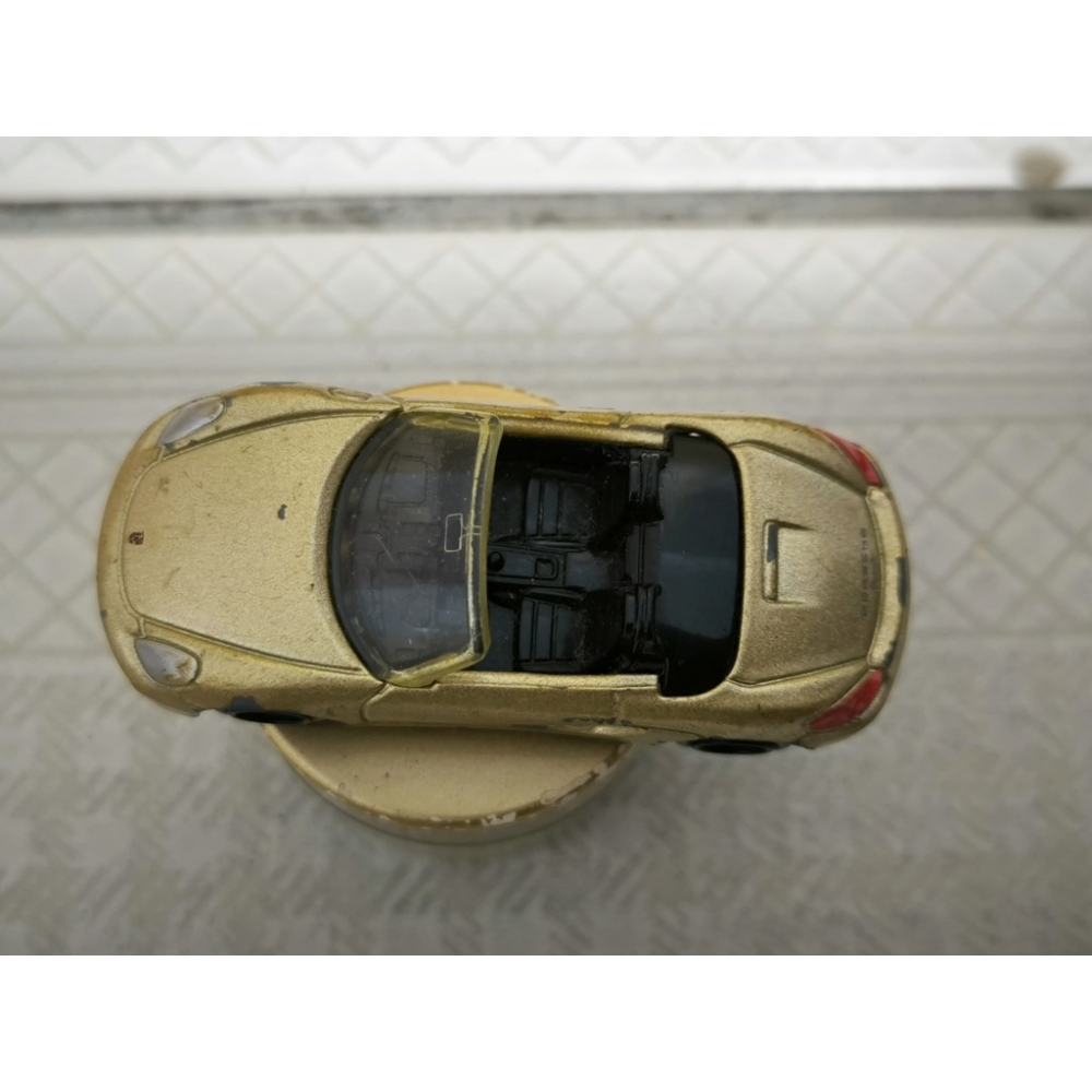 二手玩具汽車-NO.64 保時捷 PORSCHE BOXSTER 跑車 多美小汽車 TOMICA-細節圖3