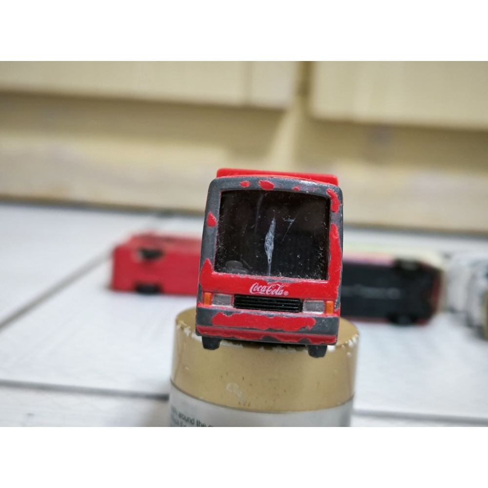 二手玩具汽車-No.37 COCA-COLA EVENT CAR 可口可樂 貨車 多美小汽車 TOMICA-細節圖2