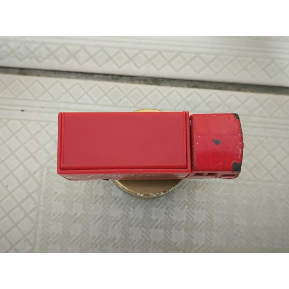 二手玩具汽車-No.37 COCA-COLA EVENT CAR 可口可樂 貨車 多美小汽車 TOMICA-細節圖5