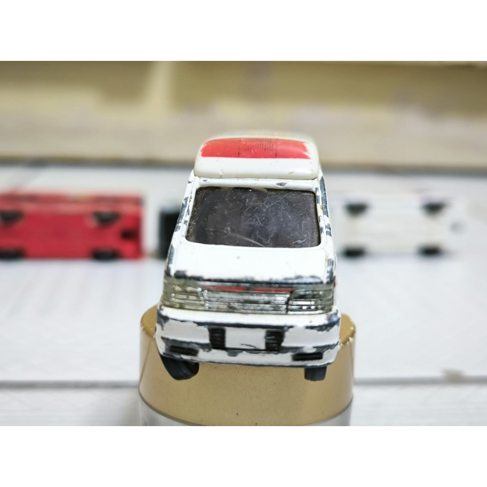 二手玩具汽車- NO.12 日產 NISSAN PARAMEDIC 高規格救急車 多美小汽車 TOMICA-細節圖2