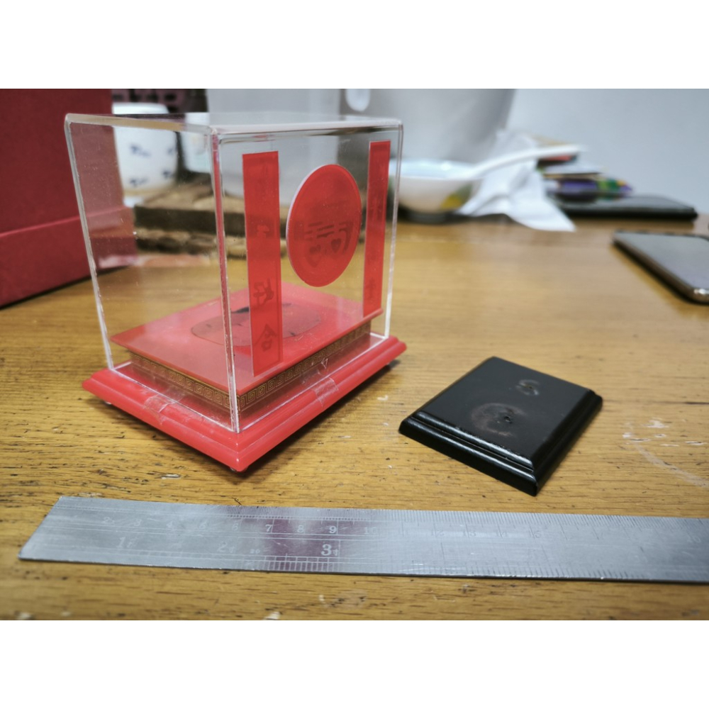 二手-壓克力 展示盒 展示櫃 包裝盒 公仔收納盒 收納盒 立體擺件盒 10-細節圖2