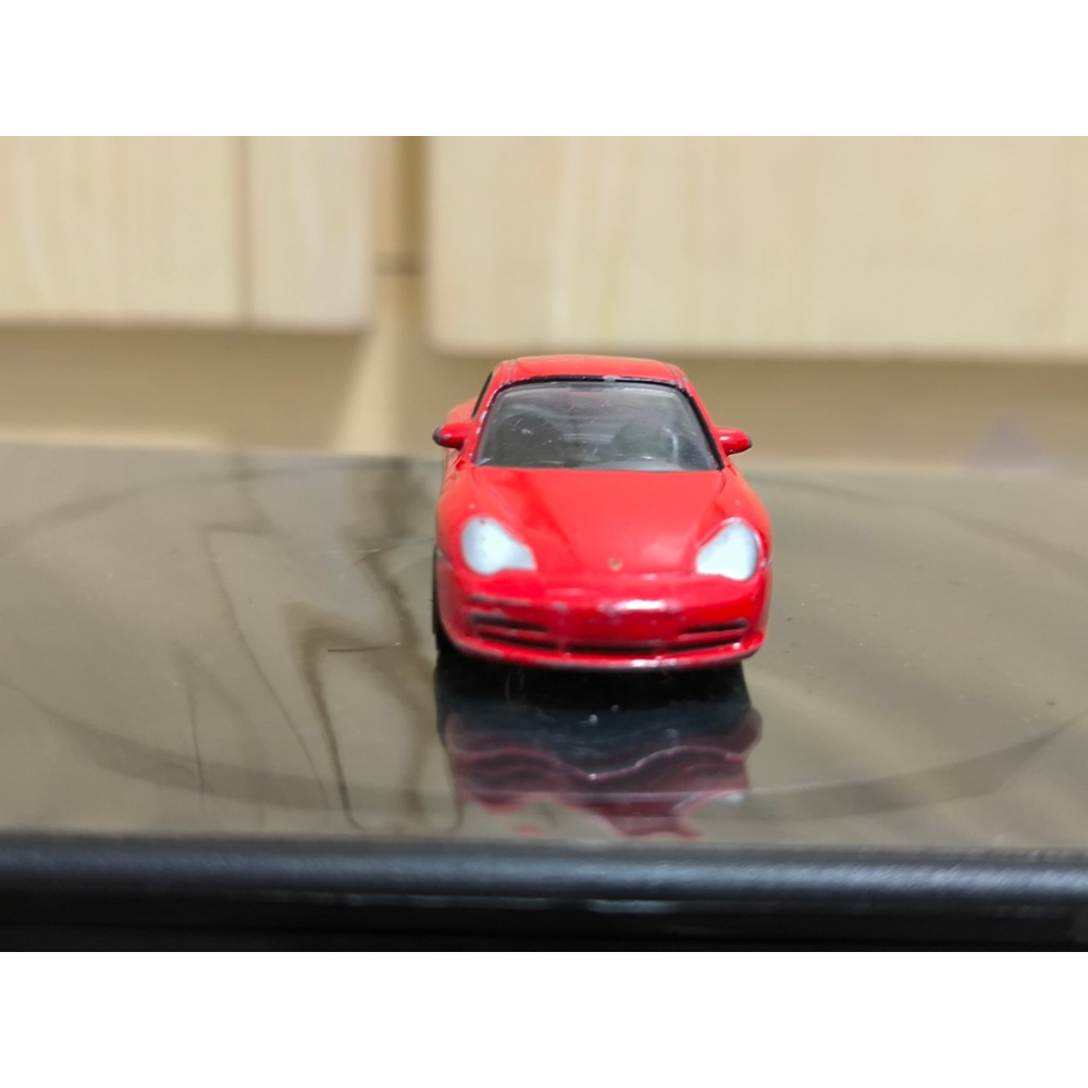 二手玩具汽車-REALTOY PORSCHE 911 GT3 紅色 1:58-細節圖2