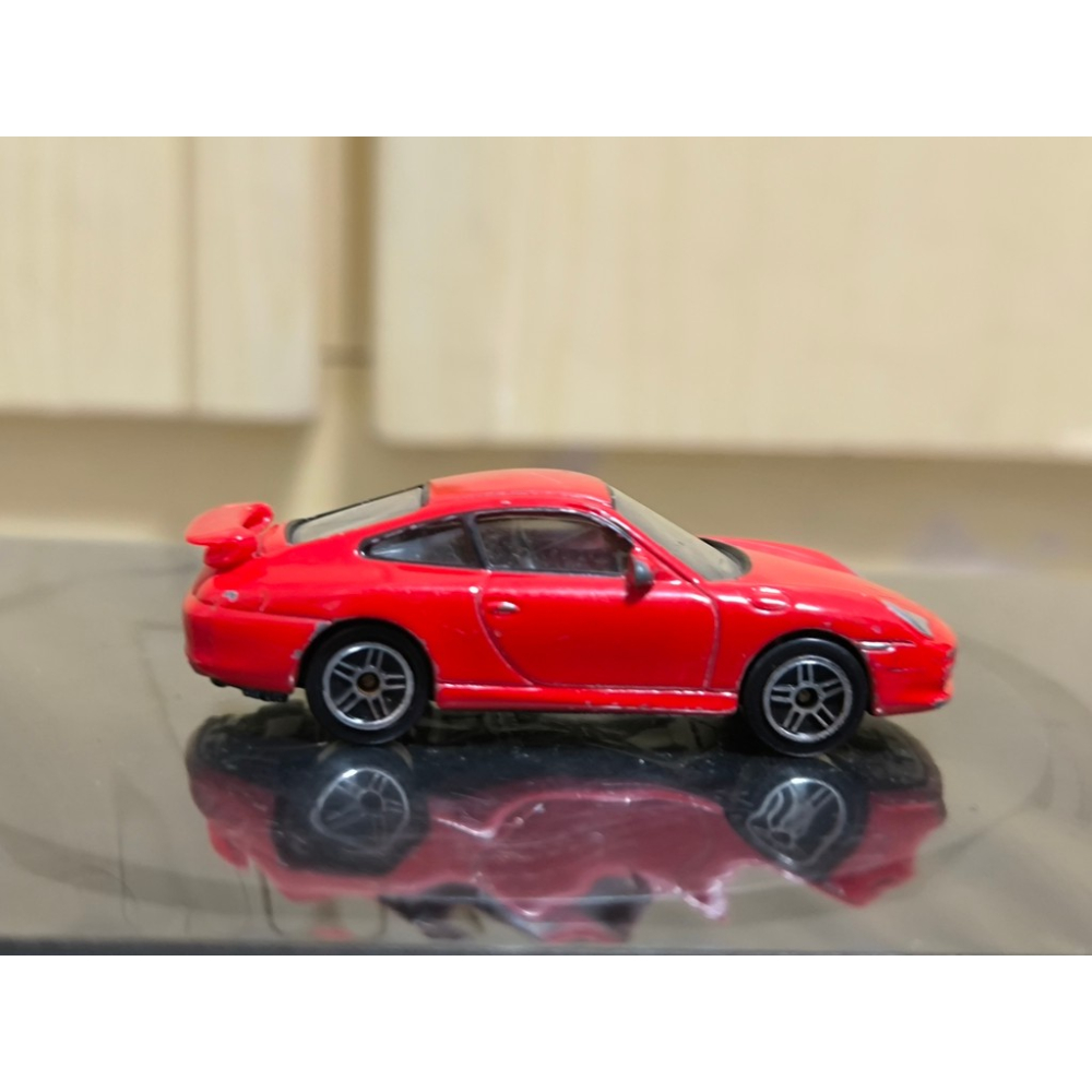 二手玩具汽車-REALTOY PORSCHE 911 GT3 紅色 1:58-細節圖3