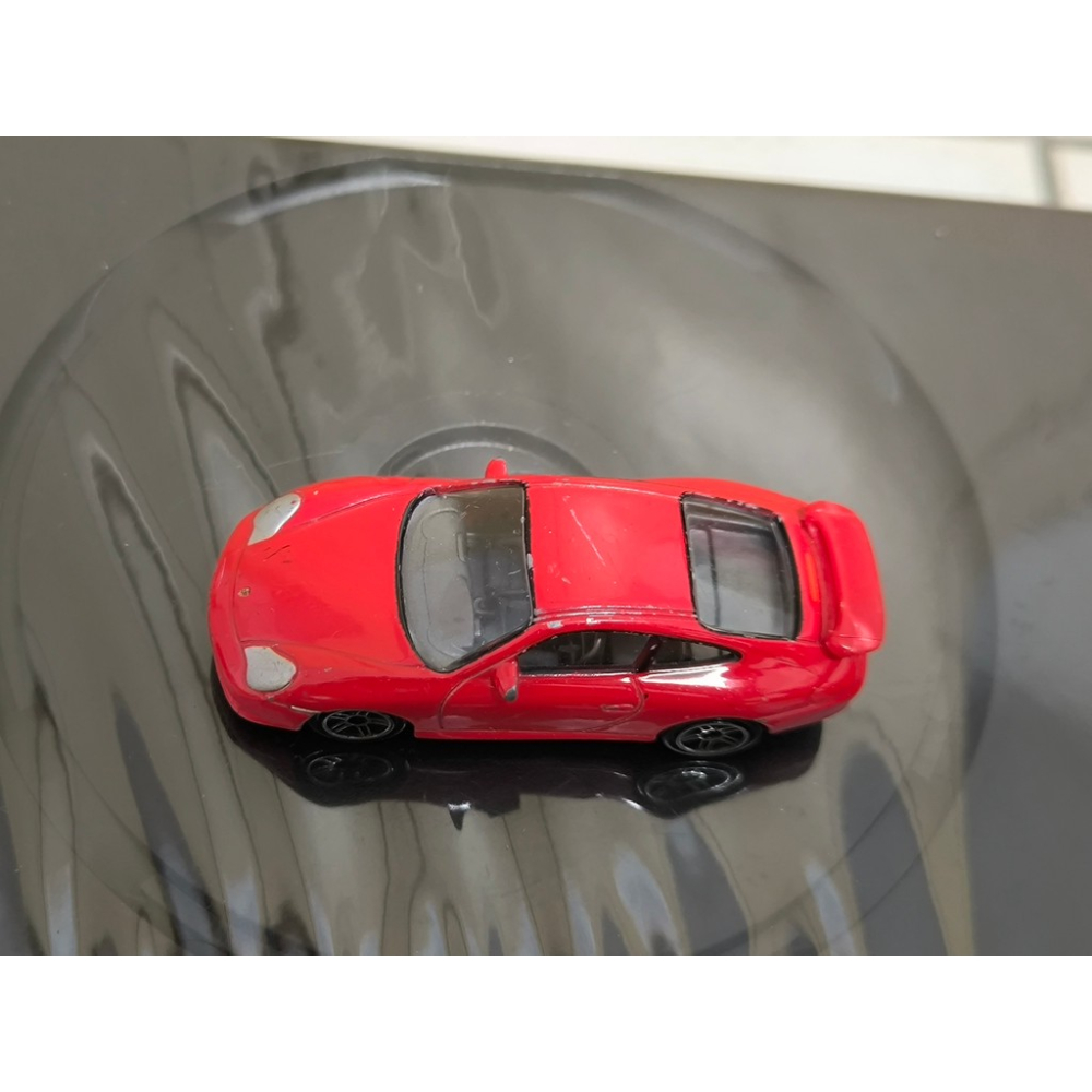 二手玩具汽車-REALTOY PORSCHE 911 GT3 紅色 1:58-細節圖5