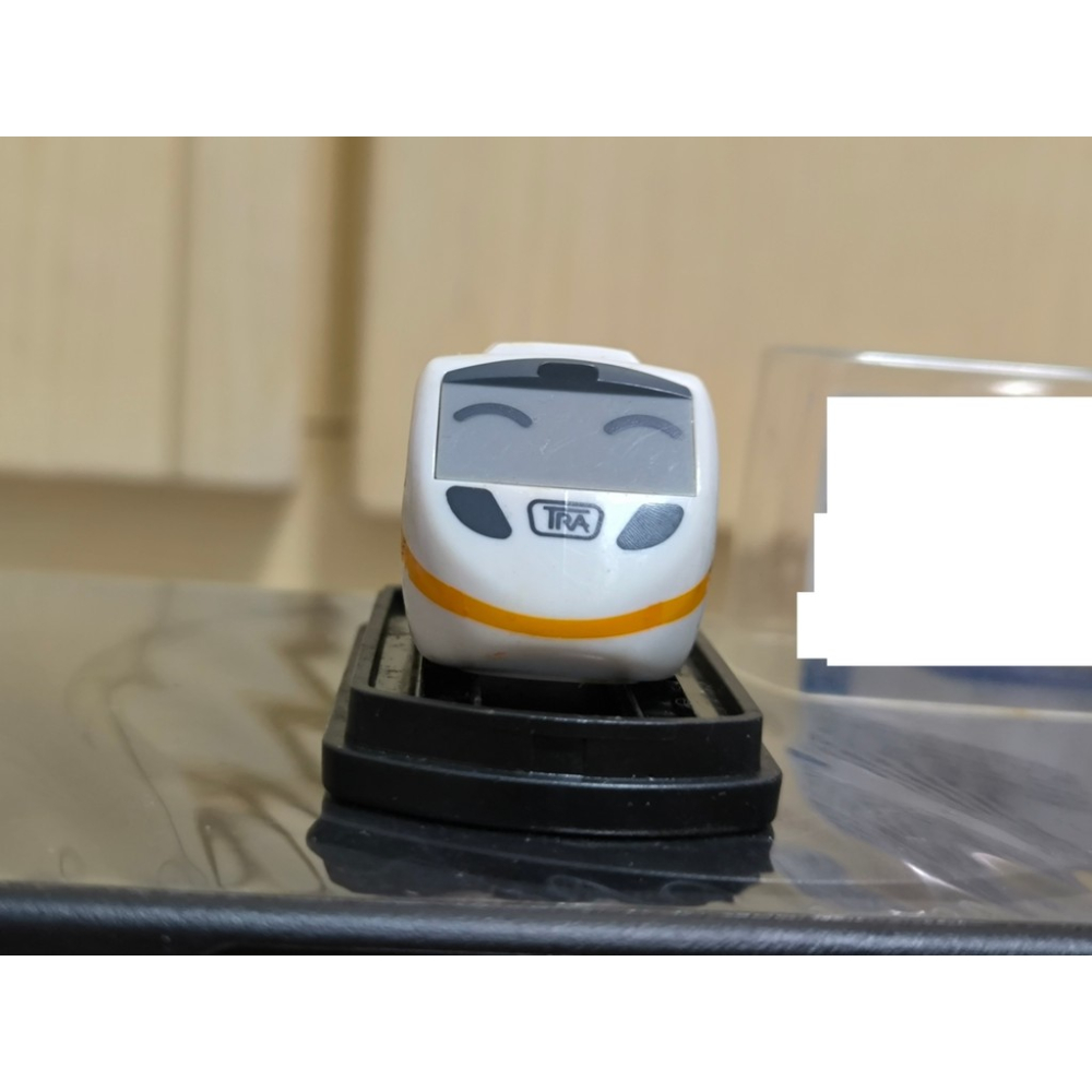 二手玩具汽車-臺灣鐵路管理局 太魯閣號自強號 TEMU1000型 鐵支路迴力小火車 QV005-細節圖2