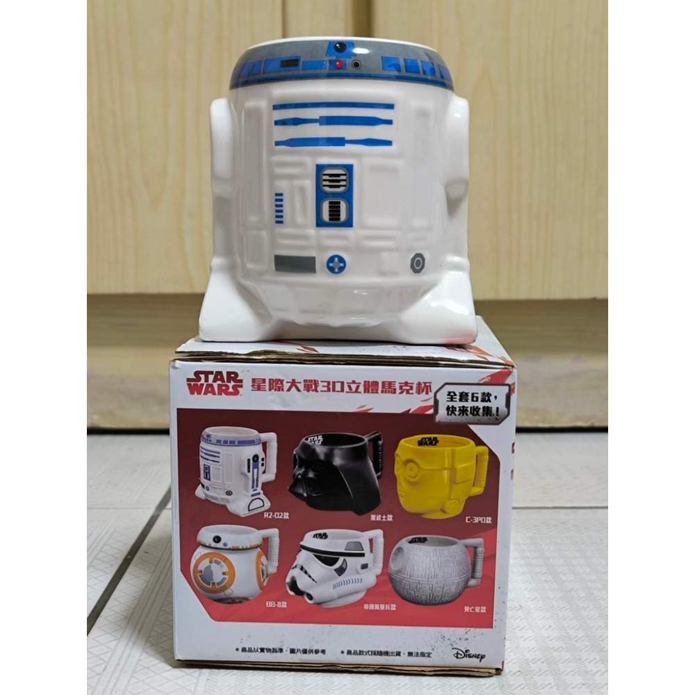 拆封全新-星際大戰3D立體馬克杯 R2-D2款 490ml-細節圖2