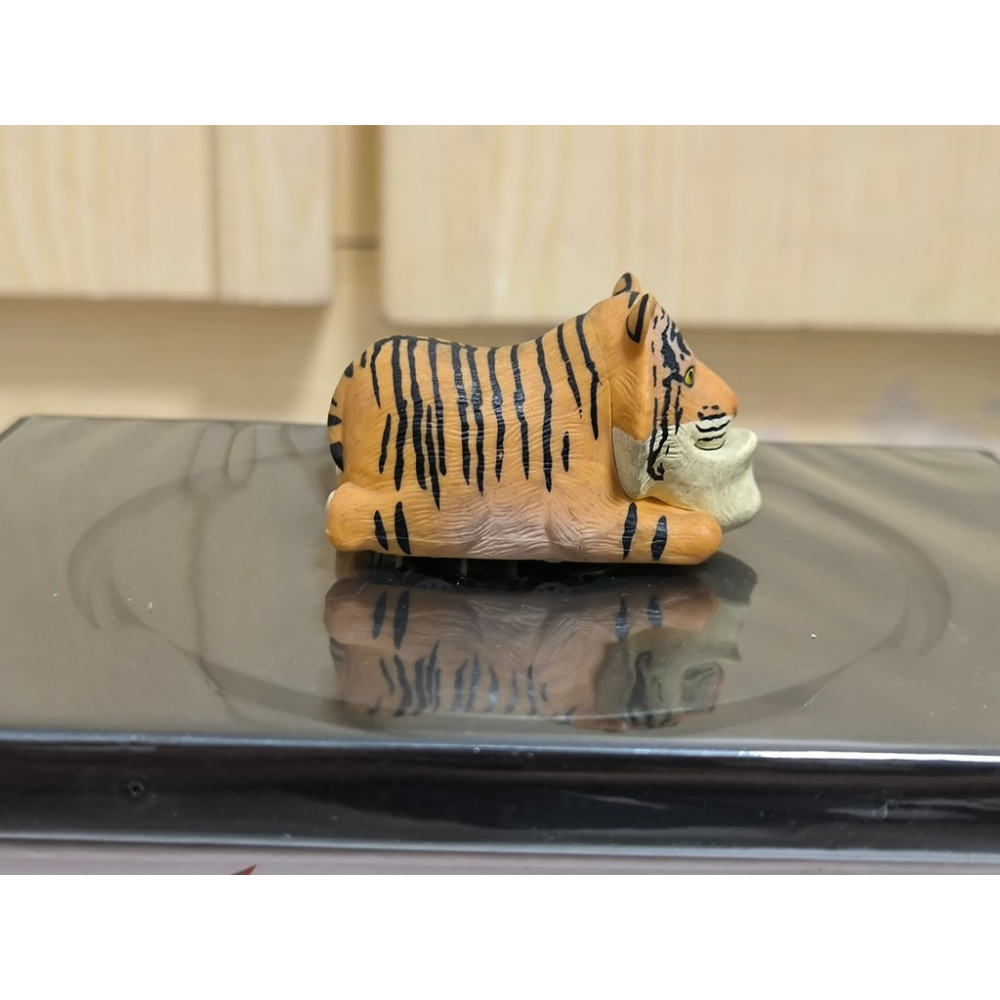 二手玩具汽車-老虎公仔 Q版戽斗迴力車-細節圖3