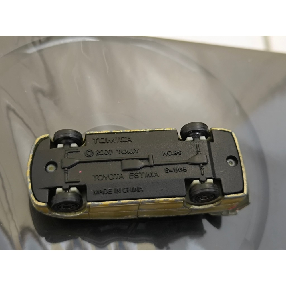 二手玩具汽車-NO.99 豐田 TOYOTA ESTIMA 1/65 TOMICA 多美小汽車-細節圖6