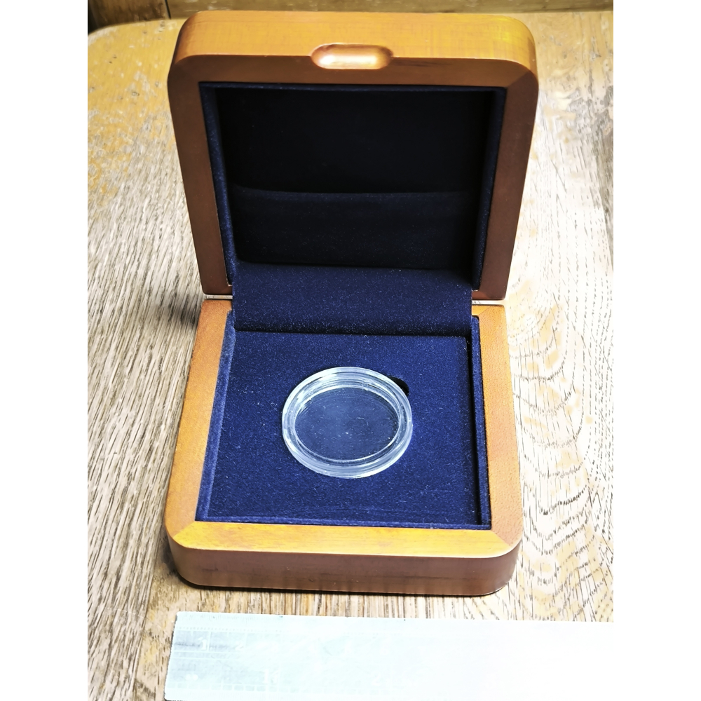 二手物-金幣 收藏盒 精緻 收納盒 收藏盒 珠寶盒 金飾盒 飾品盒-細節圖2