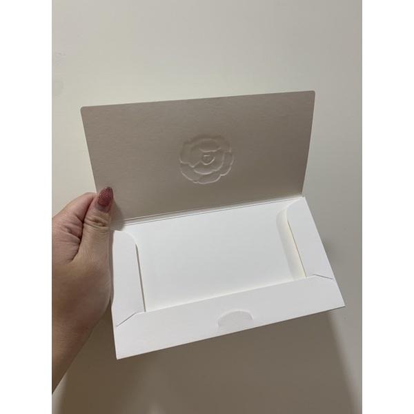 Chanel 專櫃正貨白色山茶花口罩收納 現貨4個-細節圖4