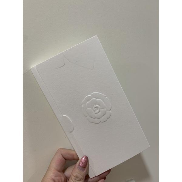 Chanel 專櫃正貨白色山茶花口罩收納 現貨4個-細節圖5