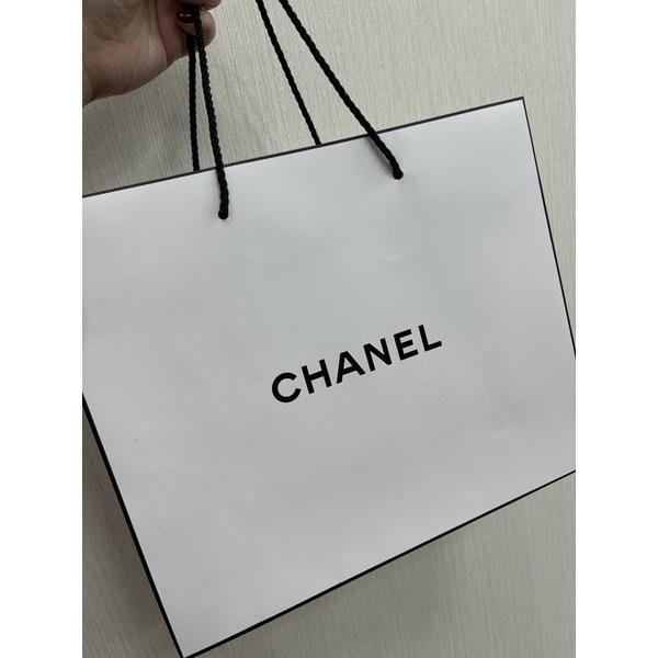 全新現貨 台灣專櫃購入 Chanel 經典白色紙袋 現貨商品-細節圖2