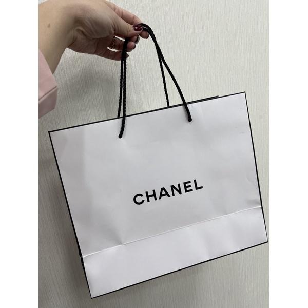 全新現貨 台灣專櫃購入 Chanel 經典白色紙袋 現貨商品-細節圖3
