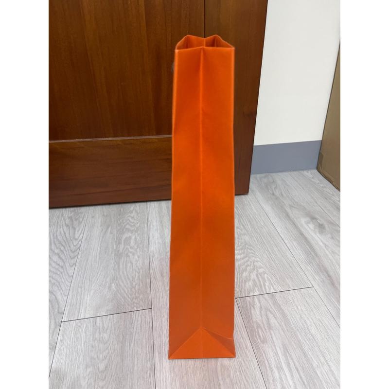 現貨商品 全新商品 Hermes 專櫃正貨經典橘色紙袋 長42 寬21-細節圖2