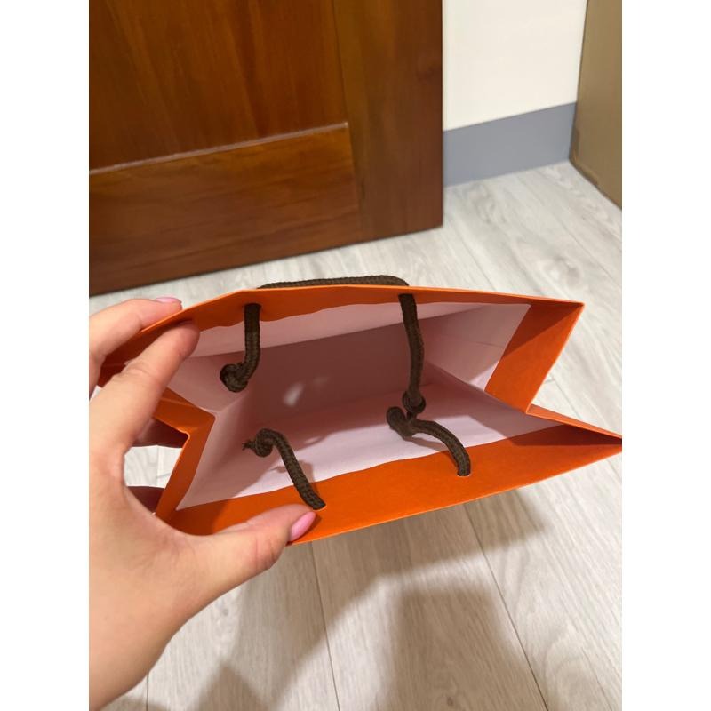 現貨商品 全新商品 Hermes 專櫃正貨經典橘色紙袋 長42 寬21-細節圖5