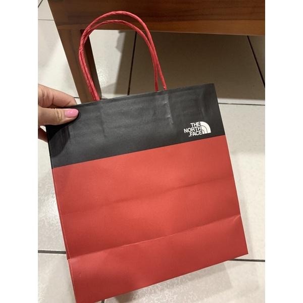 The North Face 專櫃正貨紙袋 現貨全新 長26寬26-細節圖4