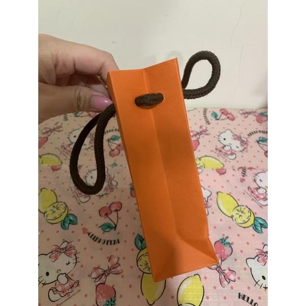 現貨商品 全新商品 Hermes專櫃正貨紙袋 迷你款 口紅尺寸 長15寬10-細節圖4