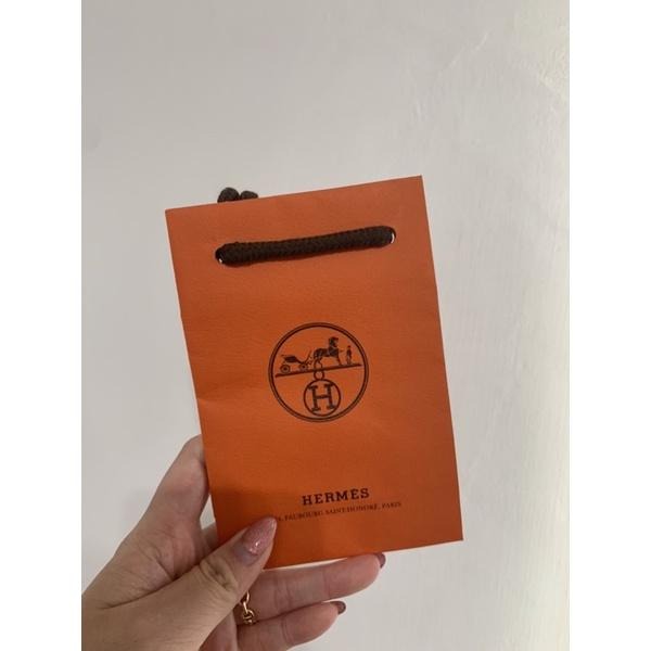 現貨商品 全新商品 Hermes專櫃正貨紙袋 迷你款 口紅尺寸 長15寬10-細節圖6