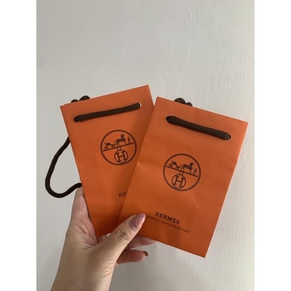 現貨商品 全新商品 Hermes專櫃正貨紙袋 迷你款 口紅尺寸 長15寬10-細節圖7