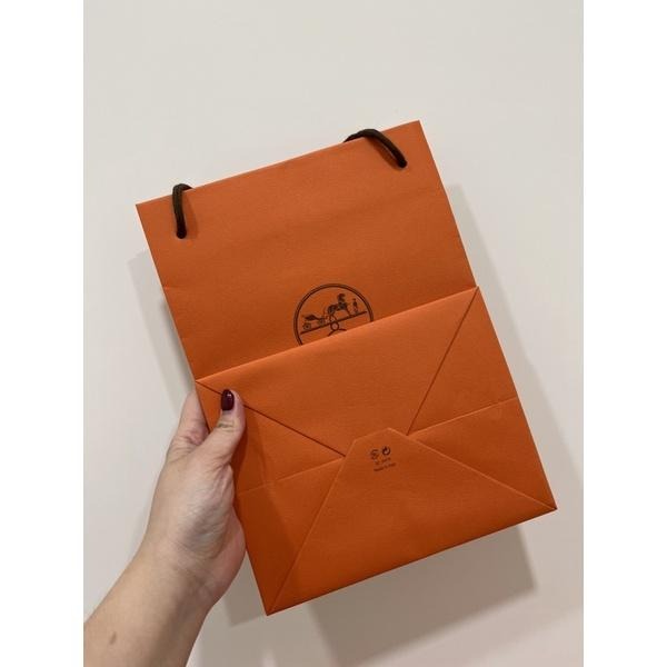 太多了 全部便宜賣 買到賺到 全新商品  現貨商品 專櫃正貨 Hermes 經典橘色紙袋  長29 寬21-細節圖5