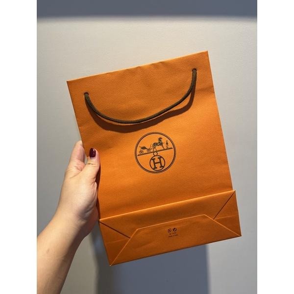 太多了 全部便宜賣 買到賺到 全新商品  現貨商品 專櫃正貨 Hermes 經典橘色紙袋  長29 寬21-細節圖7