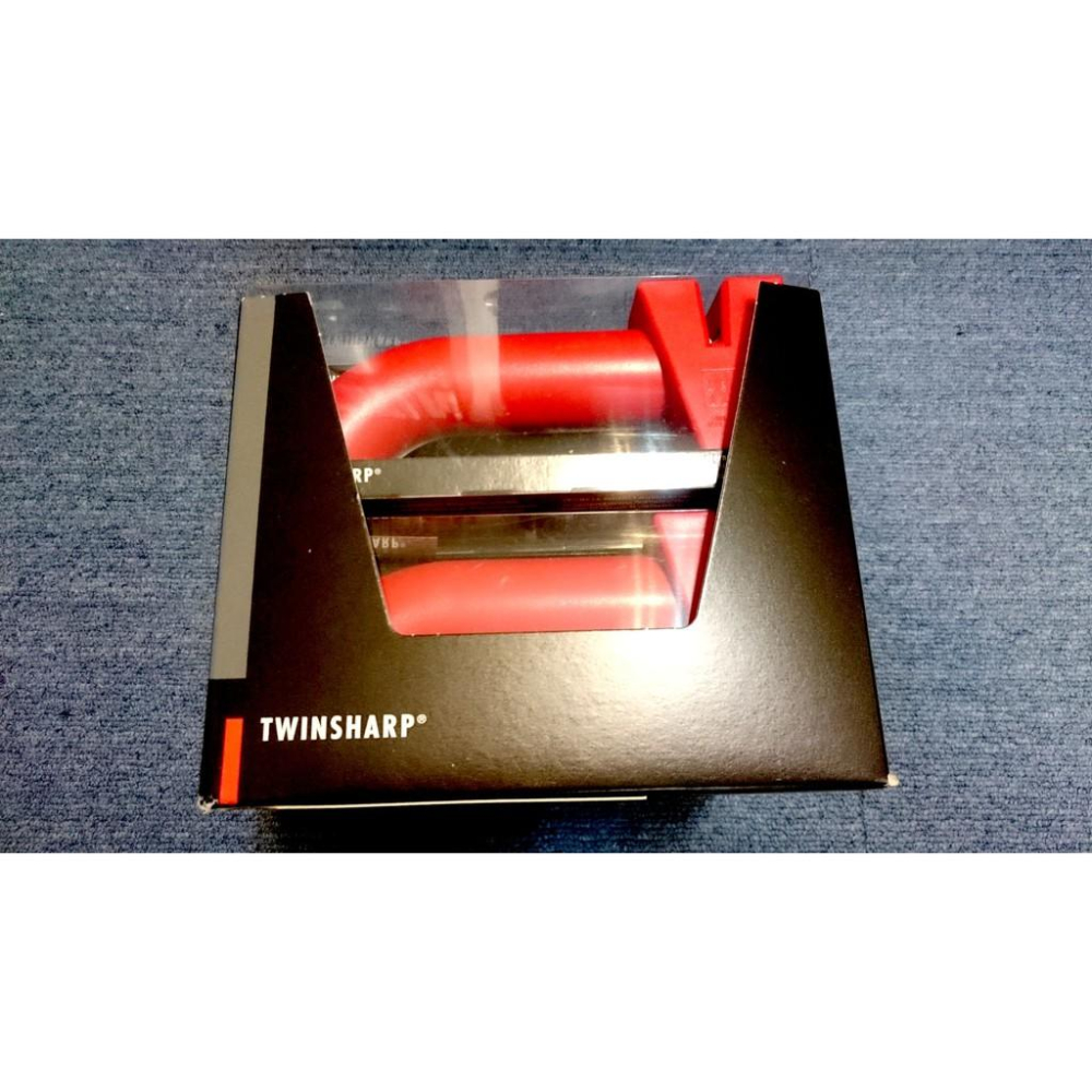 德潮風【現貨】德國製最便宜雙人牌ZWILLING磨刀器新品防疫利器現貨磨刀石紅色經典款!降價 459元立擁利刀-細節圖4