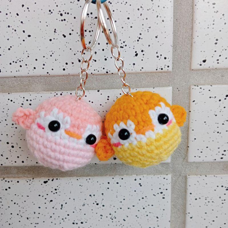 💟雙甯小舖💟 企鵝 手工編織  毛線編織 鑰匙圈 彩色小企鵝 手作 純手工-細節圖5