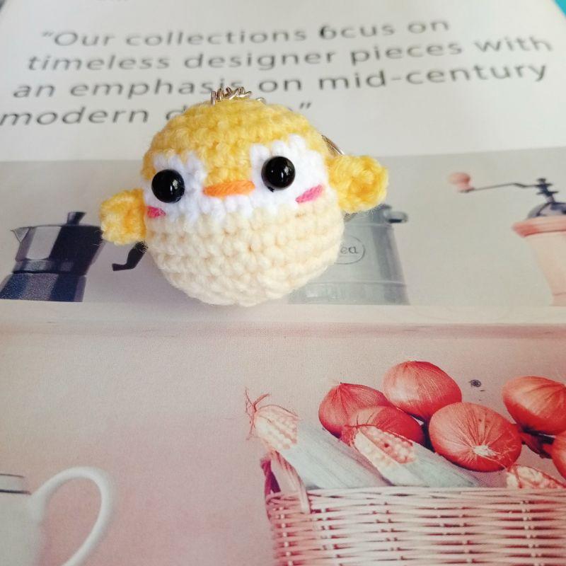 💟雙甯小舖💟 企鵝 手工編織  毛線編織 鑰匙圈 彩色小企鵝 手作 純手工-細節圖8