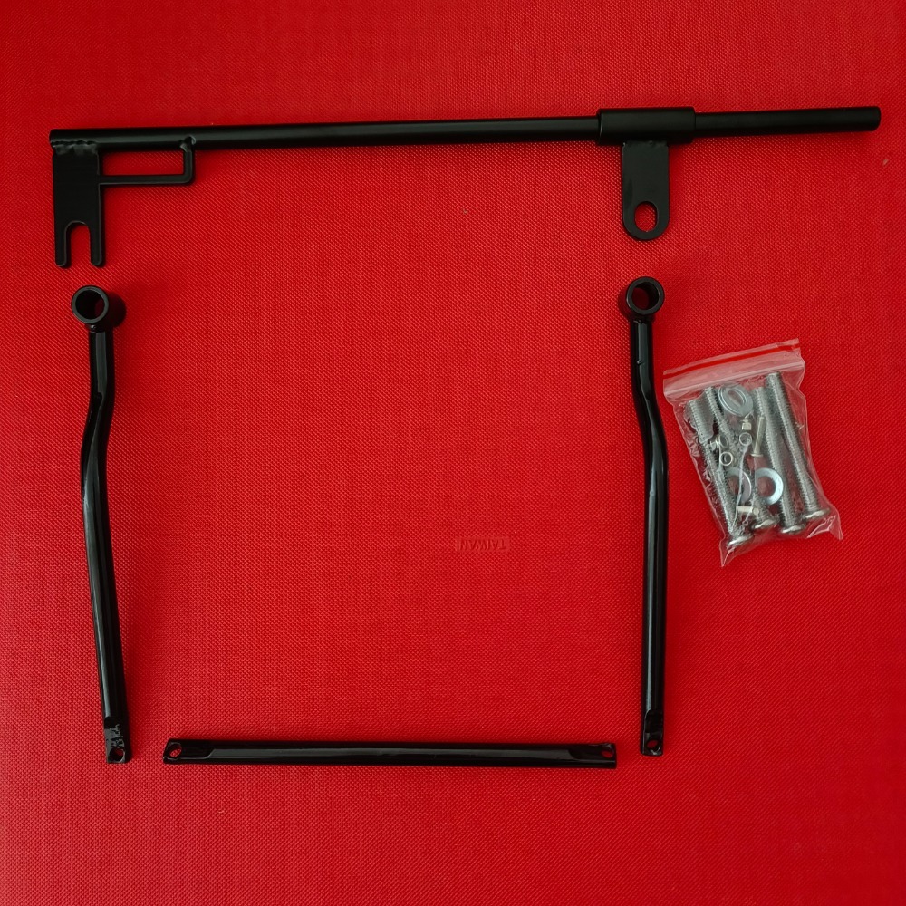 【白鐵材質】哈雷  尾架 靠背 保桿 後貨架 馬鞍包 支架 邊包 側架 機車包  白鐵掛架-細節圖2