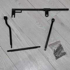 【白鐵材質】哈雷  尾架 靠背 保桿 後貨架 馬鞍包 支架 邊包 側架 機車包  白鐵掛架-細節圖7