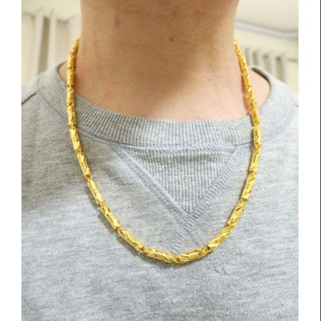 最新加強版👉買好貨找老爺👈特惠中!!! 頂級色圓筒2兩 免費鍍膜 沙金項鍊 圓筒項鍊 圓柱項鍊 黃金項鍊 純金鍊可參考-細節圖2