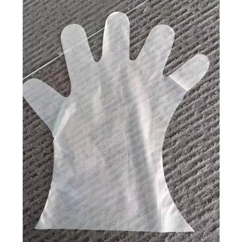 H320手套 三花手套 表面 止滑手套 手扒雞手套 20入 塑膠手套 拋棄式手套H320型- 三花CPE耐用手扒雞手套(-細節圖2