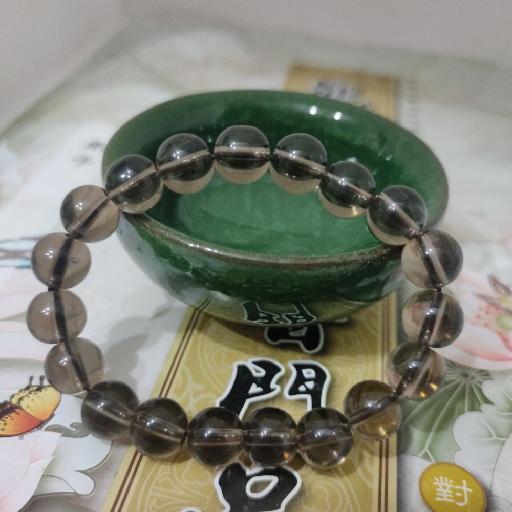 茶水晶手串手鏈-細節圖5