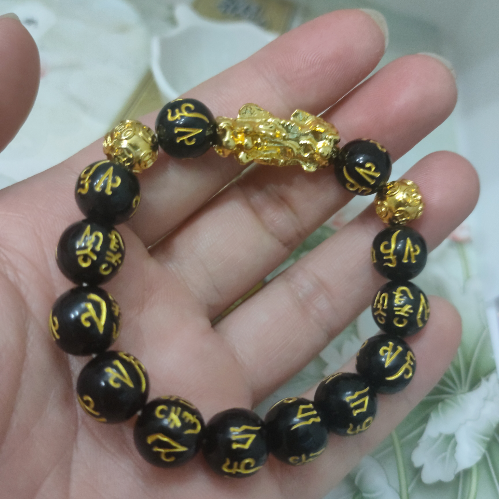 財源滾滾貔貅水晶手鏈手串-細節圖3