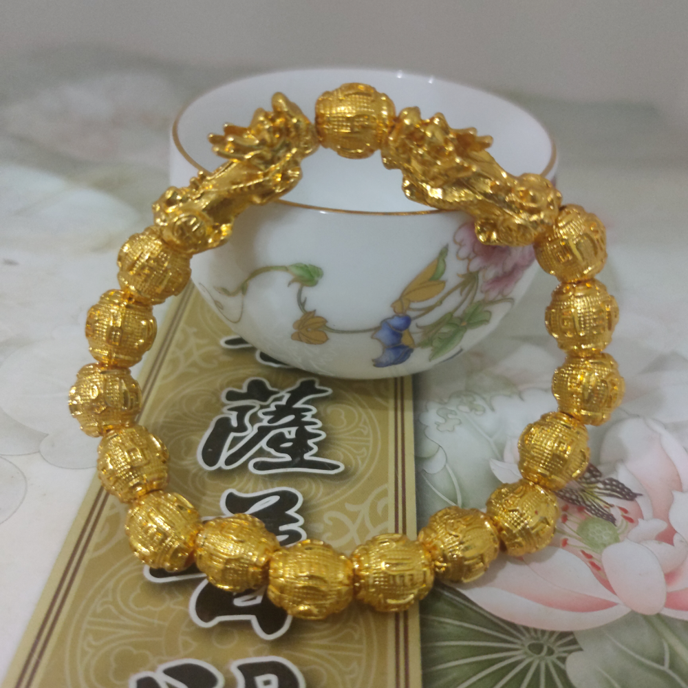 六字真言貔貅水晶手鏈手串-細節圖4