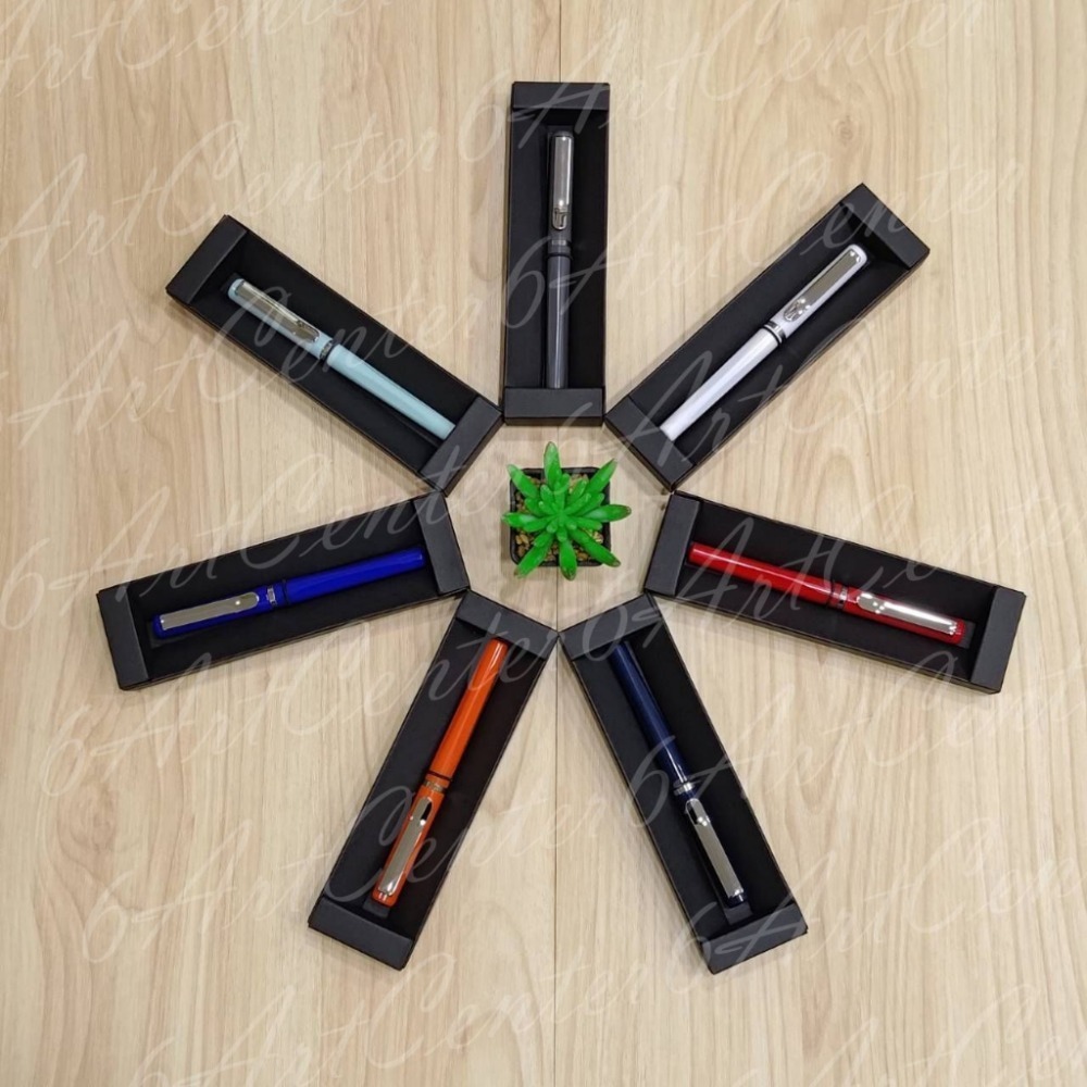 台灣自製 白牌書法尖鋼筆(附盒子)-細節圖4