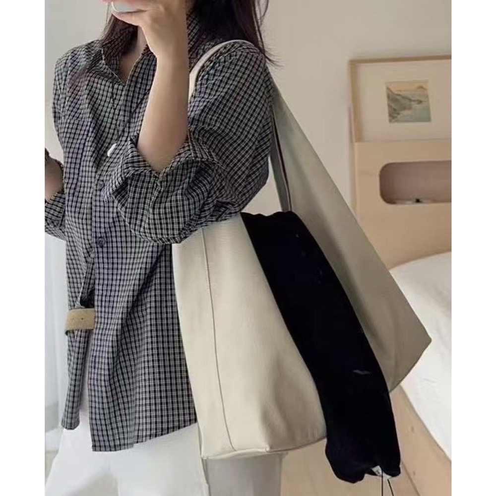 Dearni 大型托特包🫐 大容量好裝好背 仿真皮革紋路-細節圖6