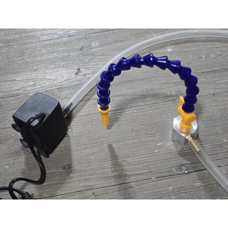 【七彩翡翠】小型 滴水循環 水盤 抽水 冷卻系統 打磨 開窗 雕刻 拋光鏡面處理-細節圖4