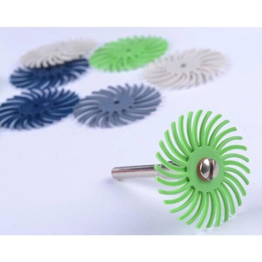 【七彩翡翠】2.35柄 3柄 彩色 旋風拋光輪 木雕 金屬 細縫 清潔 打磨 拋光-細節圖4