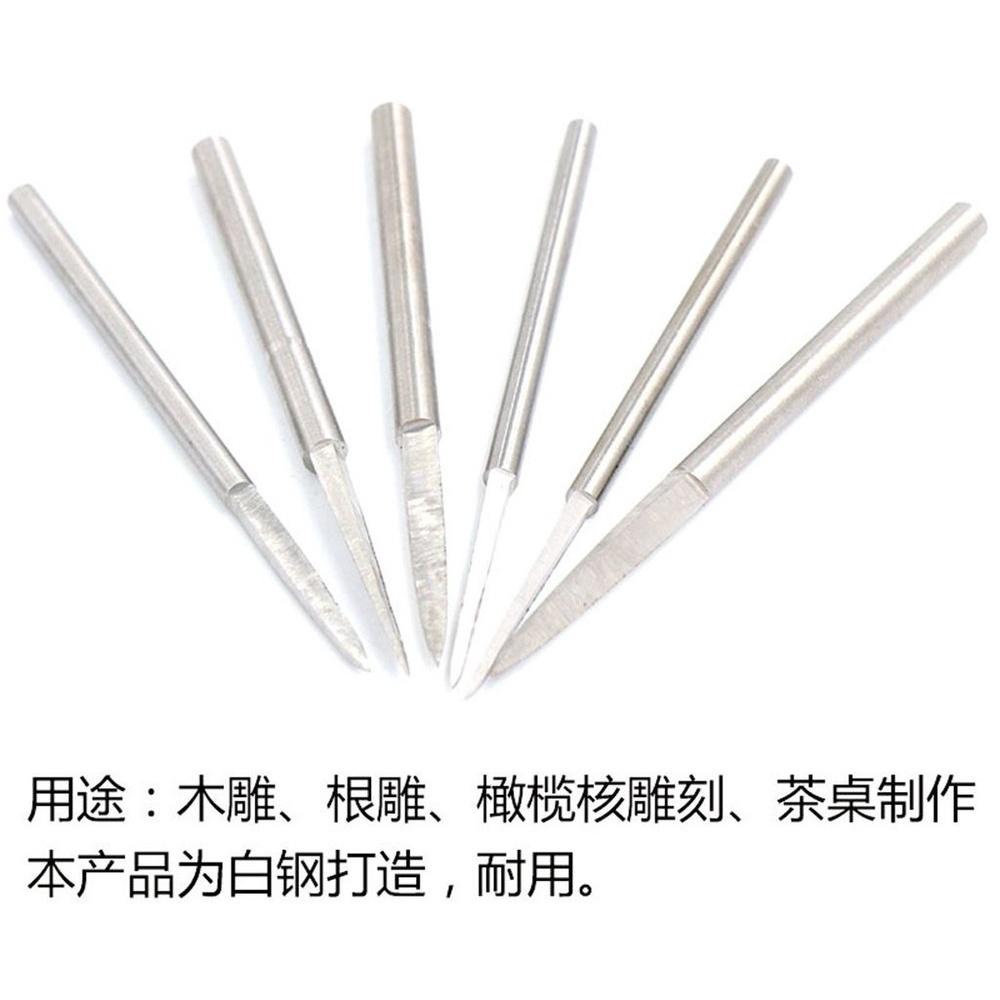 【七彩翡翠】 2.35柄 3柄 劍型雕刻刀 木工 木雕 根雕 畫線條 毛髮-細節圖4