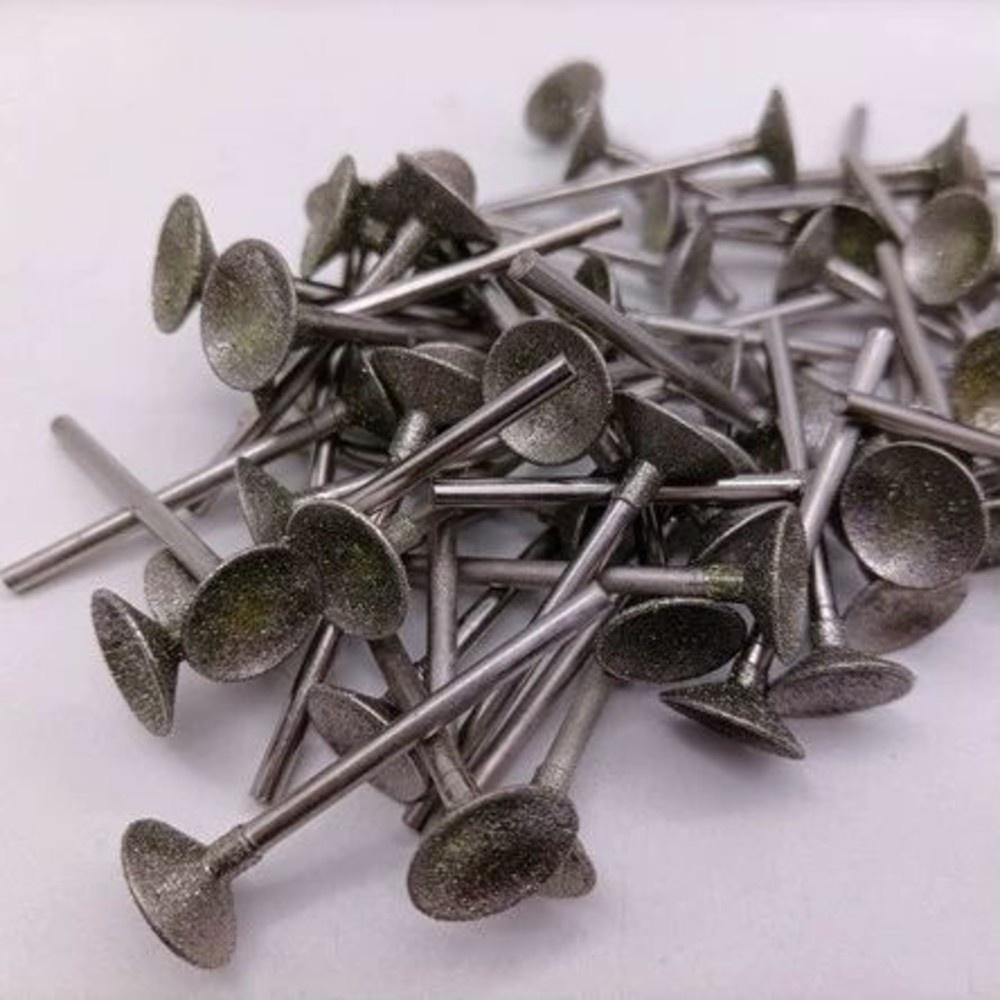 【七彩翡翠】2.35柄 Q針 80目 凹眼針磨頭 魚眼針磨頭 翡翠 玉石 水晶 瑪瑙 雕刻針-細節圖2