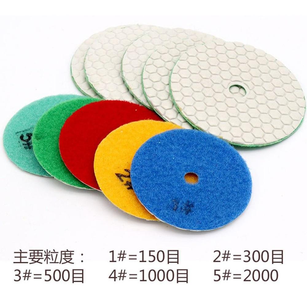 【七彩翡翠】3吋 75mm 4吋 10mm 乾磨片 玉石 大理石 花崗石 地板 石椅 石桌 茶盤-細節圖2