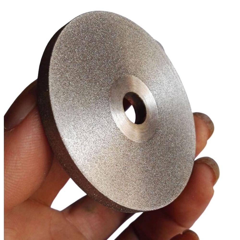 【七彩翡翠】60mm 三面 金剛砂 平行輪 翡翠 玉石 去皮 打磨 定型-細節圖2