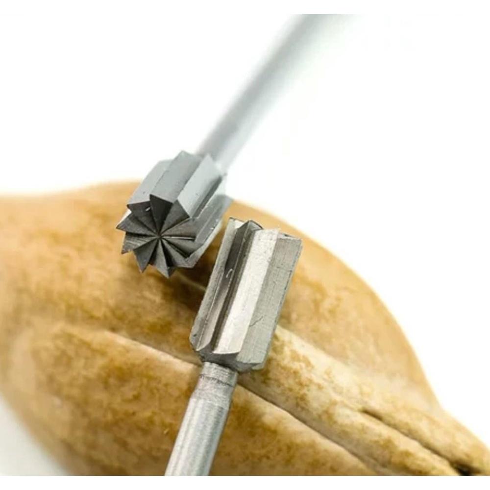 【七彩翡翠】2.35柄 鎢鋼 單直牙針 木工 頭髮 輪廓 雕刻 磨頭 微雕 木雕-細節圖5